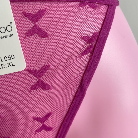 NWT - Large - sexy pink panties underwear thong - Picture 4 of 9